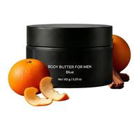 Moisturising Mens Balm, Nourishing Body Cream, 150g Skin Softener for Husband Dad, Lightweight Hydration Detail, Male Care Product, Apartment Office Travel Shower Daily Skin