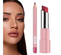 Moisturizer Lip Balm, Women's Lip Liner Pencil, 3.19in Brightening Non Sticky Formula, Hydrating Skin Cares Product for Business Trip, Home, School, Traveling, Daily Use