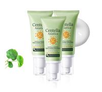 Moisturizing Centella Asiatica Sunscreen SPF 50, Water-Fit Sun Serum pour le visage et le corps, protection solaire hydratante à la Centella pour tous types de peau, longue durée & légère