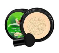 Moisturizing Cushion CC Cream,CC Crème Cushion Hydratante,Correcteur Léger Anti Eau &,Tenue Longue 24h Pour Peaux Sensibles,Mixtes,Quotidien,Voyage,Maquillage Rapide,Effet Naturel & Matifiant