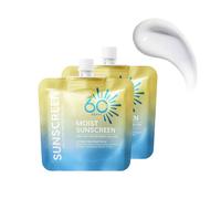 Moisturizing Face Sunscreen, Ultra Whitening Sunscreen SPF60 P lotion de protection solaire format voyage pour le visage et le corps, portable et légère, non grasse, résistante à l'eau