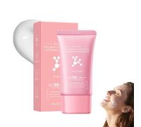 Moisturizing Full-Effect Sunscreen SPF 50 P Snail Facial Sunscreen for Women, crème solaire légère pour tous les types de peau, avec rétinol, acide hyaluronique, curcuma et vitamine C