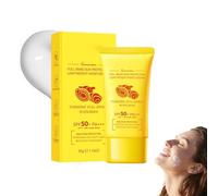 Moisturizing Full-Effect Sunscreen SPF 50 P Snail Facial Sunscreen for Women, crème solaire légère pour tous les types de peau, avec rétinol, acide hyaluronique, curcuma et vitamine C
