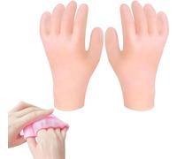 Moisturizing Gloves for Repairing Dry Cracked, Overnight Hand Mask, Intensive Hand Moisturizing and Repairing Gloves,Gel Hand Skin Care. (Skin color)