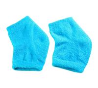 Moisturizing Heel Socks - 2x Women Soft Breathable Socks, Spa Moisture, Cracked Heel Care Support, Fuzzy Sleep Wear, Comfortable Hydrating Foot Care, Overnight Repair Fabric | For Women Home