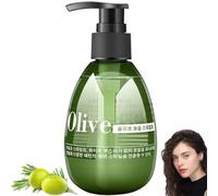 Moisturizing Olive Elasticizer for Curl Care, Long-Lasting Styling Moisturizing Olive Hair Elastin, Olive Moisturizing & Styling Elasticity Cream for Curly Hair (1 bottle)