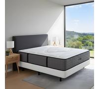 Moisury Matelas Viscoélastique Titán - Fermeté Élevée - Alignement de la Colonne - 6 Couches de Mousse Premium - 90 x 190 cm
