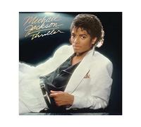MOIT Impression sur toile de couverture de l'album Thriller Singer Michael Jackson - Décoration murale pour salon, chambre à coucher - Style sans cadre (30 x 30 cm)