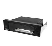 Moithora Rack Mobile Universel RemplaçAble à Chaud pour SSD/HDD 2,5 Pouces ou 3,5 Pouces, BoîTier de Fond de Panier de Disque Dur Interne sans Plateau