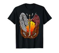 Moitié Ange moitié Diable Bon et Mauvais Ange déchu T-Shirt