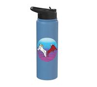 Moitié ange paradis moitié démon ailes de l'enfer Dualité du Stainless Steel Insulated Water Bottle