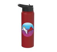 Moitié ange paradis moitié démon ailes de l'enfer Dualité du Stainless Steel Insulated Water Bottle