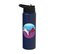 Moitié ange paradis moitié démon ailes de l'enfer Dualité du Stainless Steel Insulated Water Bottle