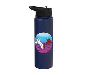 Moitié ange paradis moitié démon ailes de l'enfer Dualité du Stainless Steel Insulated Water Bottle