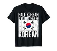 Moitié coréen Drame Drama et Kpop Amants coréens américains T-Shirt