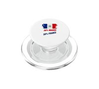 Moitie Marocain Moitie Francais Fierte Double Culture PopSockets PopGrip pour MagSafe