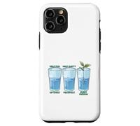 Moitié Pleine moitié Vide Plante Personne enracinement boutures Humour Coque pour iPhone 11 Pro