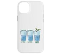 Moitié Pleine moitié Vide Plante Personne enracinement boutures Humour Coque pour iPhone 14 Plus