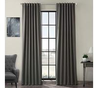 moitié Prix Drapes Boch-134308 Rideau Occultant - 84, Anthracite, 50 x 96