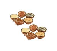 Moitiés de noix de coco de nourriture d'oiseaux 10 pcs 290 g
