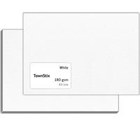 Moiuy-60 Pièces, 180g/M² - Papier Cartonné A3, Feuille Cartonnée Blanche - 420 X 297 Mm