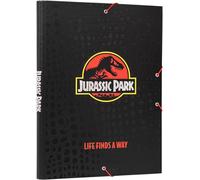 Moiuy-- Chemise Cartonnée A4 Jurassic Park Chemise À Rabats Rigide Pochette Cartonnée 24 X 34 Cm Fournitures Scolaires, Fournitures De Bureau