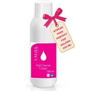 Moiuy-Lalill Cleaner Ongles Degraissant 500ml - Nettoyant Pour Gels, Hybrides Et Brosse - Désinfection Puissante, Détruit Les Bactéries, Couche De Sueur, Manucure, Transparent