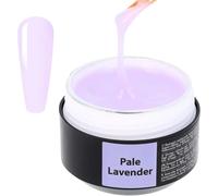 Moiuy-Sincero Salon Gel Construction Ongle Uv Color - Pale Lavender - 2en1 Extension Et Modelage - Led Pour Renforce - Couleur Lavande - Facile À Appliquer - Nail Art - 15ml