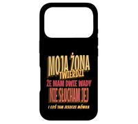 Moja Zona Twierdzi Funny Polish Husband Joke Marriage Humor Coque pour iPhone 17 Pro