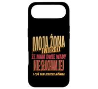 Moja Zona Twierdzi Funny Polish Husband Joke Marriage Humor Coque pour iPhone Air