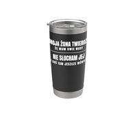 Moja Zona Twierdzi Ze Mam 2 Wady Polska Koszulka Dla Meza Gobelet isotherme en acier inoxydable double paroi