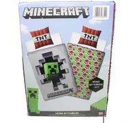 Mojang Studios - Minecraft - Parure de lit réversible - TNT Mojang Studios
