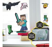 Mojang Studios - Minecraft - Set De Stickers Pour Fenêtre