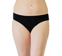 Mojave Bas de bikini menstruel menstruel pour adolescentes et femmes - Bas anti-fuite en noir, Noir , L-XL Plus