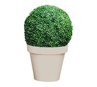 Mojawo Boule de buis artificielle XL - Pour intérieur et extérieur - Diamètre : 25 cm