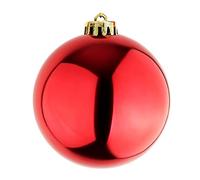 Mojawo Boule de Noël XXXL - Rouge - Diamètre : 25 cm - Ornement de Noël en Plastique