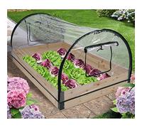 Mojawo Serre XXL avec cadre en bois 120 x 80 x 50 cm