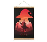 MOJDI Megumin Konosuba Scroll Poster Toile à l'Huile Cadre DIY Suspendu pour Décoration de Chambre Kit Cadeau