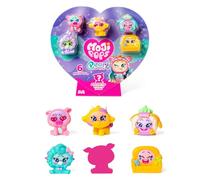 MOJI POPS Pearl Series - Multipack de 6 Figurines à Collectionner avec Visages réversibles (1 Surprise avec Effet perlé) 1/6