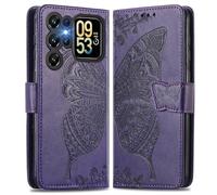 MOJIA Coque en Cuir pour Oukitel C62 / C62 Pro, Étui Portefeuille en Cuir à Rabat avec Case Intérieure en TPU et Porte-Cartes [Dragonne Cadeau]. Violet