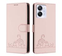 MOJIA Coque pour Blackview Color 8 / Oscal Modern 8, Étui Housse Portefeuille en Cuir PU de Qualité Supérieure, Flip Case avec Fonction Antivol RFID. Rose