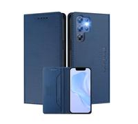 MOJIA Coque pour Doogee Note 56X / Note 56X Pro, Résistante aux Chutes et aux Rayures, [Fermeture Magnétique] Cuir PU de Haute Qualité Étui Portefeuille Folio. Dark Blue