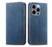 MOJIA Coque pour Doogee Note 58 / Note 58 Pro, Étui Portefeuille Folio en Cuir PU [Fermeture Magnétique], Coque à Intérieure en TPU, Support pour Cartes Housse. Bleu