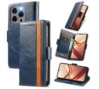 MOJIA Coque pour Doogee Note 58 / Note 58 Pro, PU Housse Pochette Antichoc et Anti-Rayures Fonction Stand Rabat de Portefeuille Etui with Card Hold. Bleu
