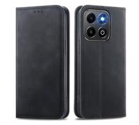 MOJIA Coque pour Honor 200 Smart, Étui Portefeuille Folio en Cuir PU [Fermeture Magnétique], Coque à Intérieure en TPU, Support pour Cartes Housse. Noir
