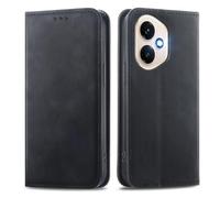 MOJIA Coque pour Honor 400 5G, Étui Portefeuille Folio en Cuir PU [Fermeture Magnétique], Coque à Intérieure en TPU, Support pour Cartes Housse. Noir