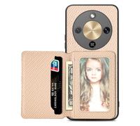 MOJIA Coque pour Honor Magic8 Lite/Magic 8 Lite / X9d, Étui Ultra Mince Tendre TPU, Housse de Téléphone Antichoc Anti-dérapant avec Blocage RFID Sac de Carte. Jaune