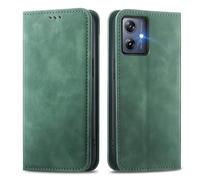 MOJIA Coque pour Motorola Moto G54 5G, Étui Portefeuille Folio en Cuir PU [Fermeture Magnétique], Coque à Intérieure en TPU, Support pour Cartes Housse. Vert