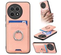 MOJIA Coque pour OnePlus 13R, Étui avec Porte-Cartes Magnétique Détachable, Design Mince avec Fonction Support. Pink