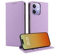 MOJIA Coque pour Oppo A60 5G / A40 4G / A40m, [Fermeture Magnétique Forte] Étui Housse Portefeuille en Cuir PU de Qualité Supérieure, Flip Case avec Porte-Cartes. Violet